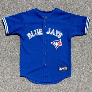 Toronto Blue Jays Vtg MLB Majestic Baseball Jersey Youth Size (M)